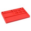 J Concepts J Concepts JCO25507 Rubber Material Parts Tray; Red JCO25507